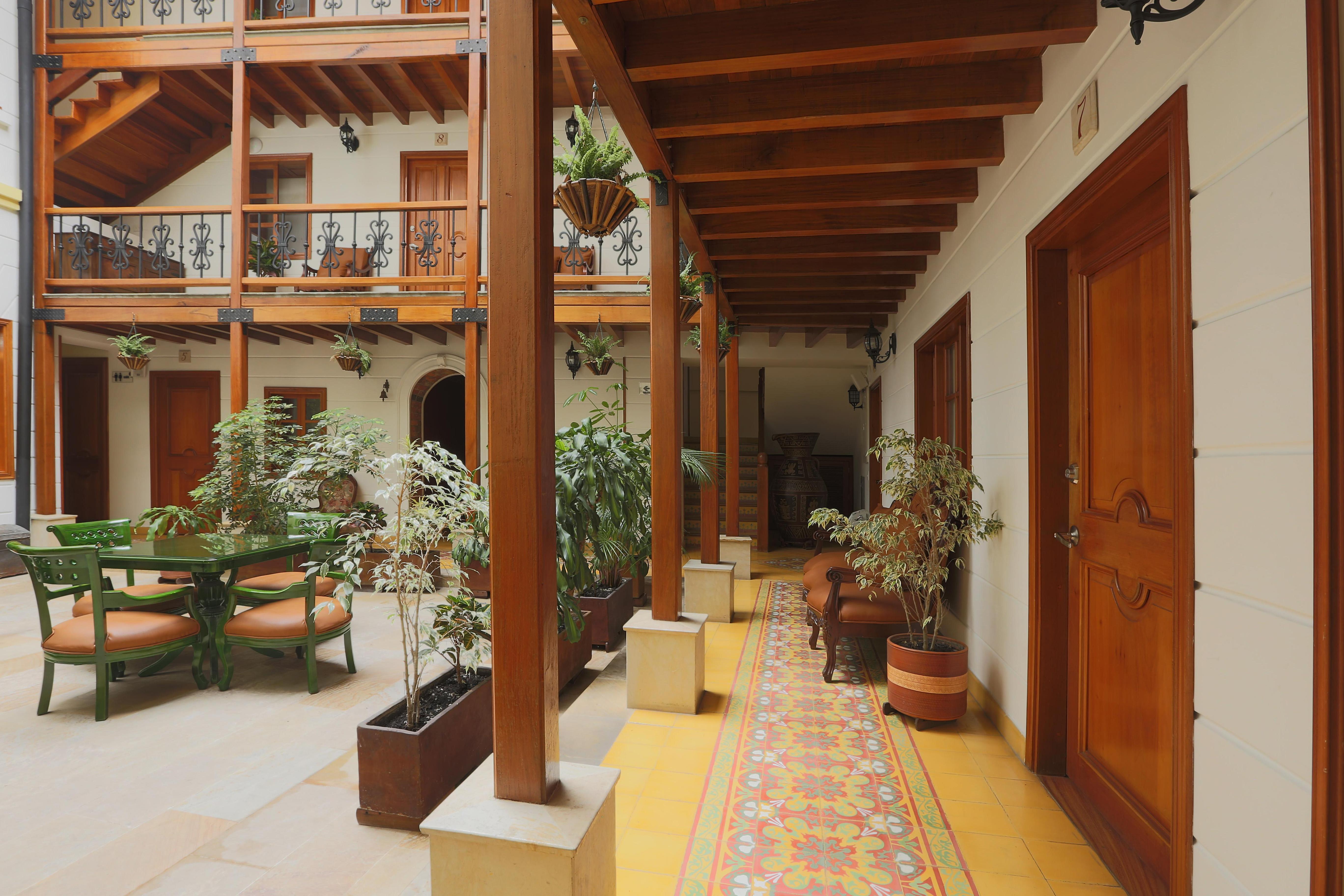 圣露西亚精品温泉酒店 波哥大 外观 照片 Interior of the hotel