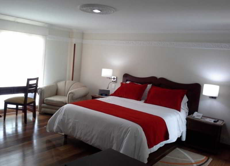 圣露西亚精品温泉酒店 波哥大 外观 照片 A bedroom in a hotel